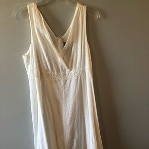 White eyelet dress